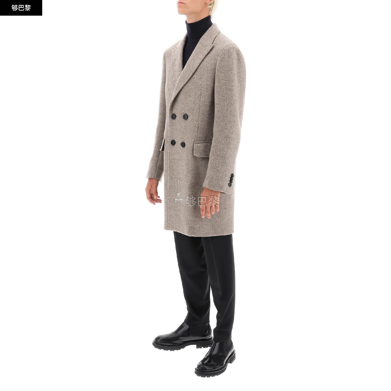 商品Zegna|【特惠3.5折】【预售】 2023秋冬 男士 大衣 夹克 2322924  689729A64DG4G0NGMU ,价格¥6658,第6张图片详细描述
