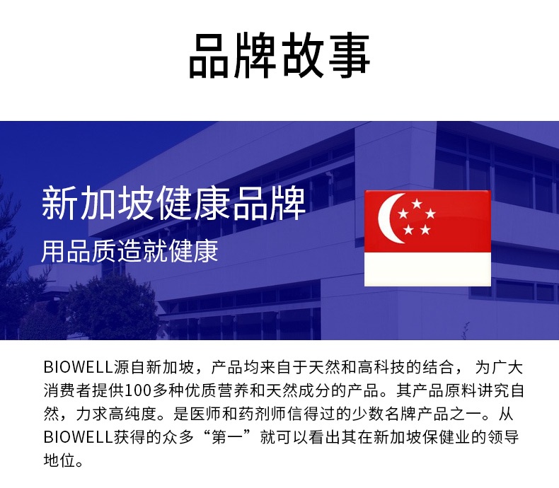 商品Biowell|【爆款推荐】Biowell 新加坡进口NMN10000β-烟酰胺单核苷酸nad+ nmn60粒,价格¥1094,第9张图片详细描述