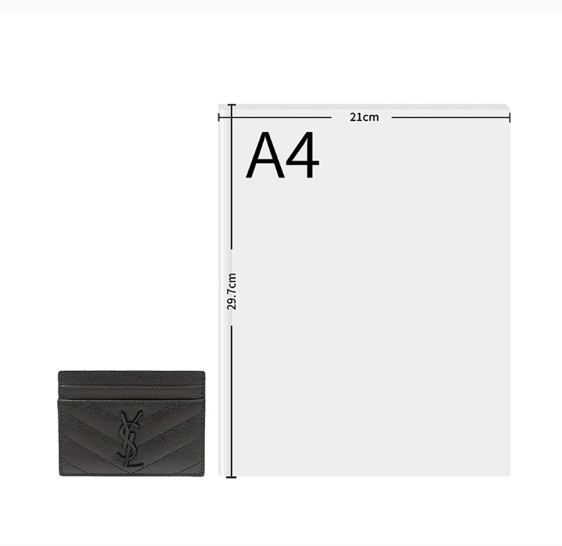 商品Yves Saint Laurent|YSL 女士黑色牛皮手拿包 423291-BOW08-1000,价格¥2045,第9张图片详细描述
