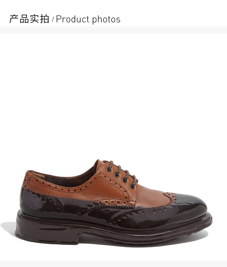 商品[国内直发] Salvatore Ferragamo|SALVATORE FERRAGAMO 男士黑色牛皮和硅胶系带正装鞋 02-C071-725443,价格¥4723,第4张图片详细描述