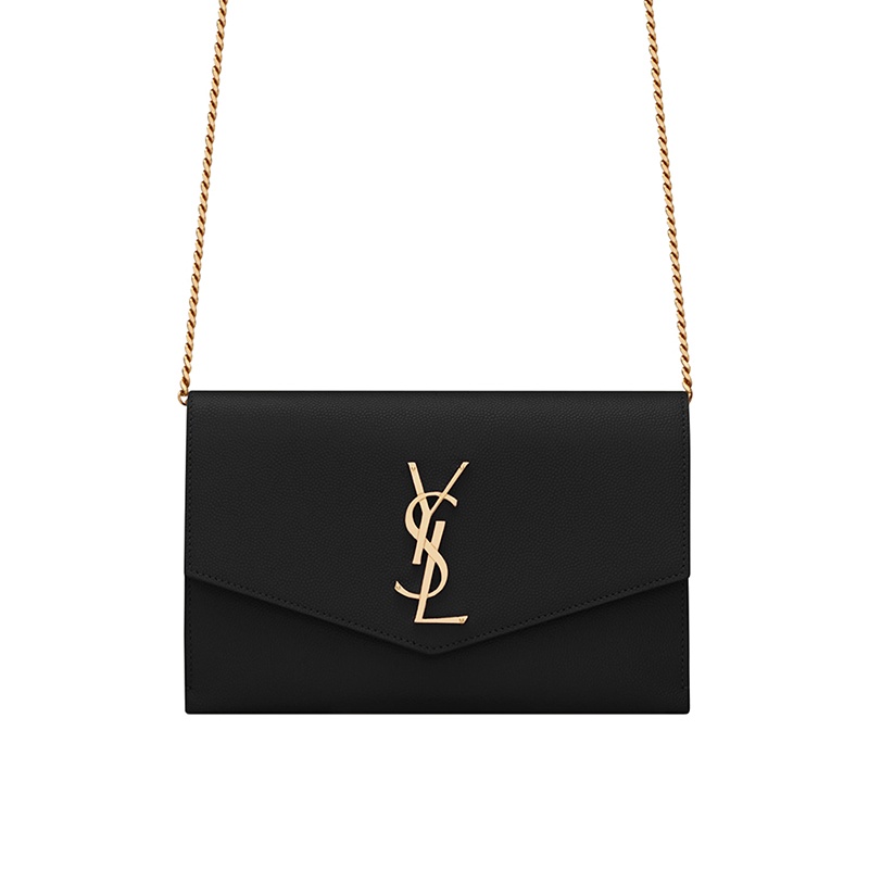 商品Yves Saint Laurent|SAINT LAURENT PARIS/圣罗兰 早春新款UPTOWN系列 迷你粒面小牛皮 翻盖金扣链条单肩包,价格¥9973,第2张图片详细描述