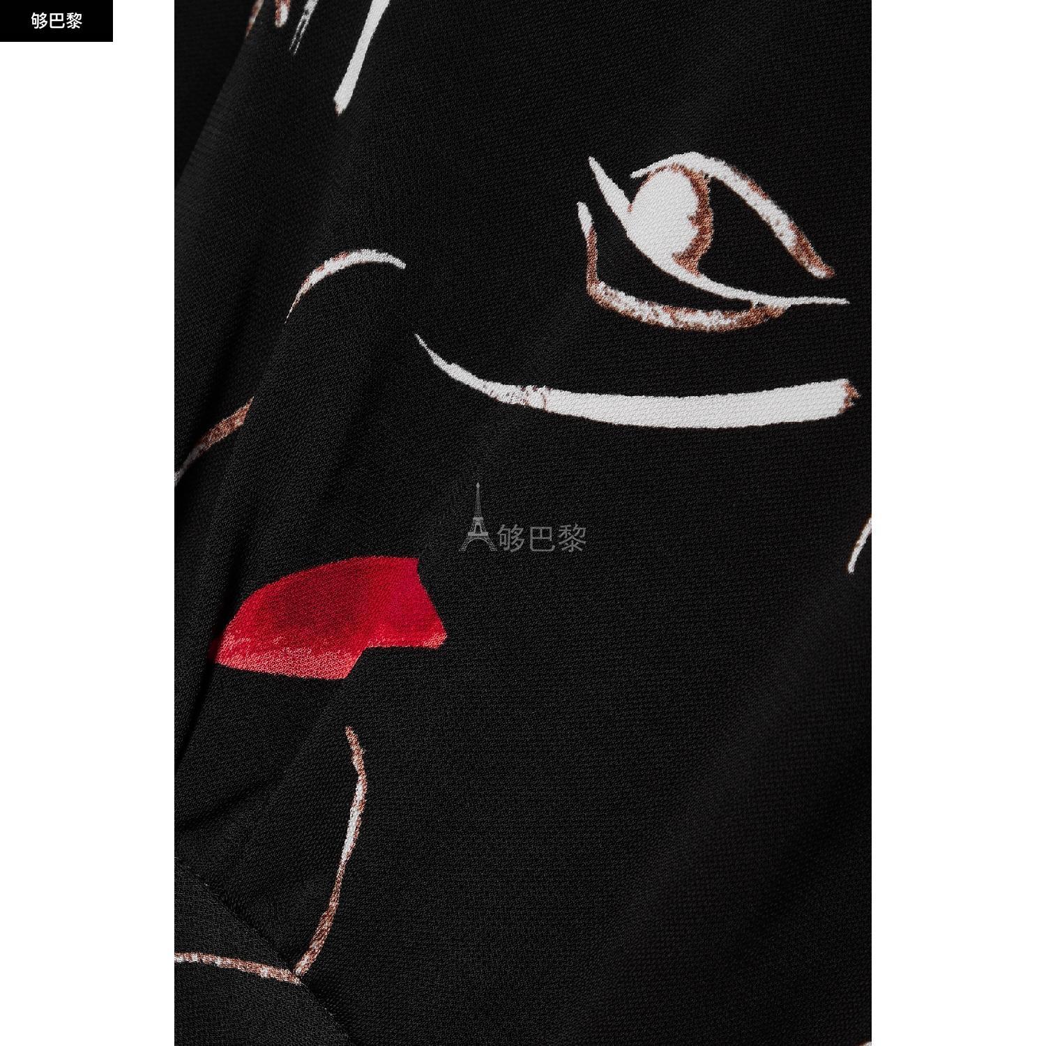 商品Diane von Furstenberg|【特惠5.0折】包邮包税【预售7天发货】 DIANE VON FURSTENBERG 23秋冬 女士 长袖衬衫 Bobbie 印花弹力平纹布围裹式上衣 1647597289317282 DVFBL4Q015FFACE ,价格¥1897,第7张图片详细描述