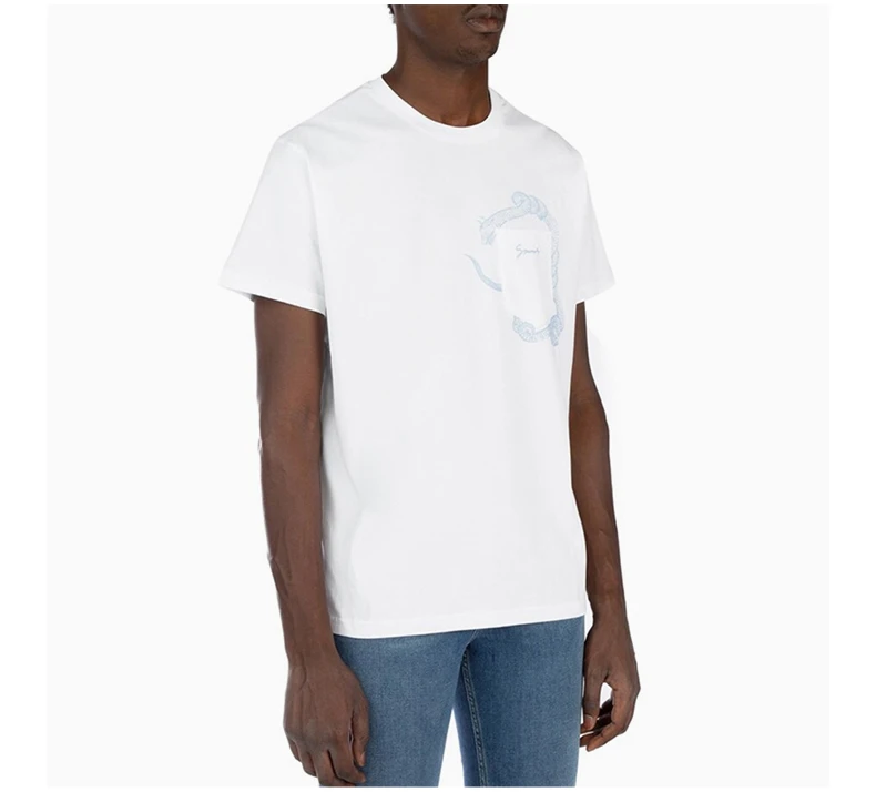 商品Givenchy|GIVENCHY 白色男士T恤 BM70QE3002-100,价格¥1879,第6张图片详细描述