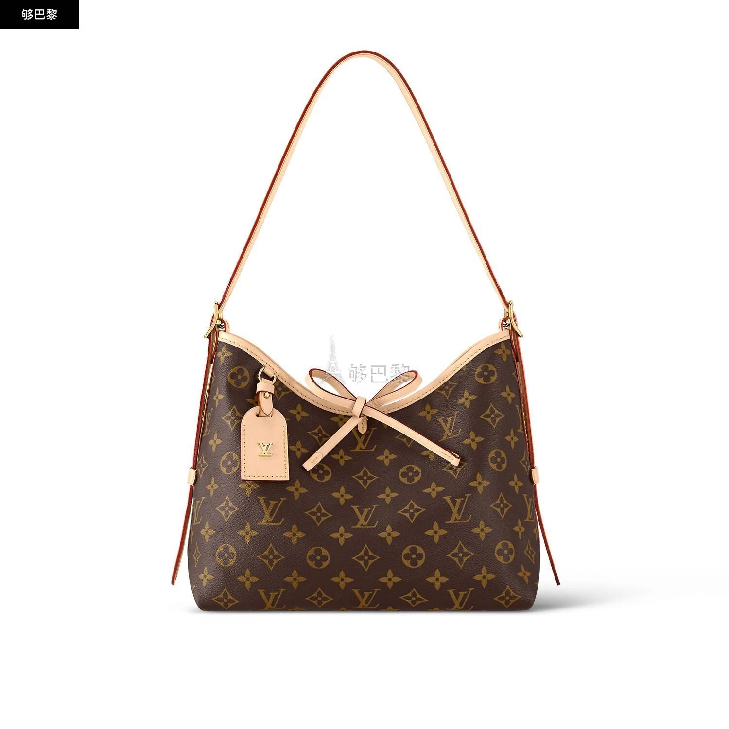 商品Louis Vuitton|包邮包税【预售7天发货】 LV路易威登 23秋冬 女士 单肩包 CARRYALL 小号手袋 M46203,价格¥20005,第3张图片详细描述