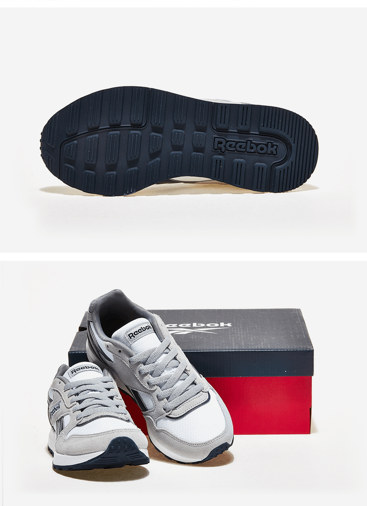 商品Reebok|【Brilliant|包邮包税】锐步 REEBOK GL1000  运动鞋 SNEAKERS  RBKGY5946 FTWWHT/VECNAV/PUGRY3,价格¥266,第3张图片详细描述