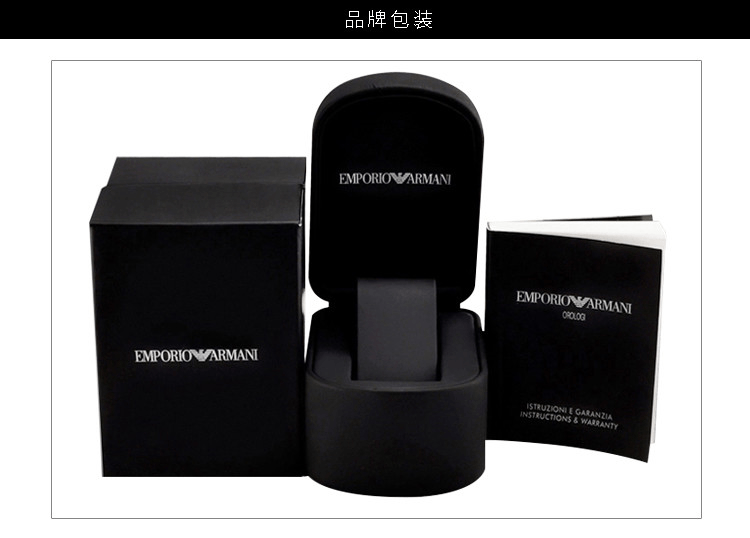 商品Emporio Armani|阿玛尼ARMANI 手表 皮质表带时尚休闲简约石英女士腕表陶瓷AR1486,价格¥1027,第8张图片详细描述