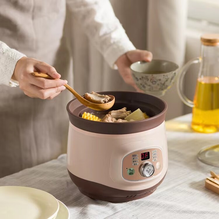 商品[国内直发] Bear|小熊电炖锅电炖盅2-4升家用紫砂内胆炖汤煲粥锅适用3-6人全新 2升紫砂电炖盅 ddg-d20t5,价格¥244,第4张图片详细描述