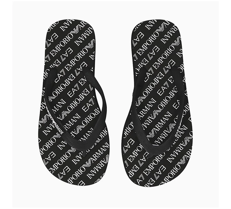 商品[国内直发] Emporio Armani|EMPORIO ARMANI 黑色男士露趾拖鞋 905010-CC295-00020,价格¥348,第7张图片详细描述