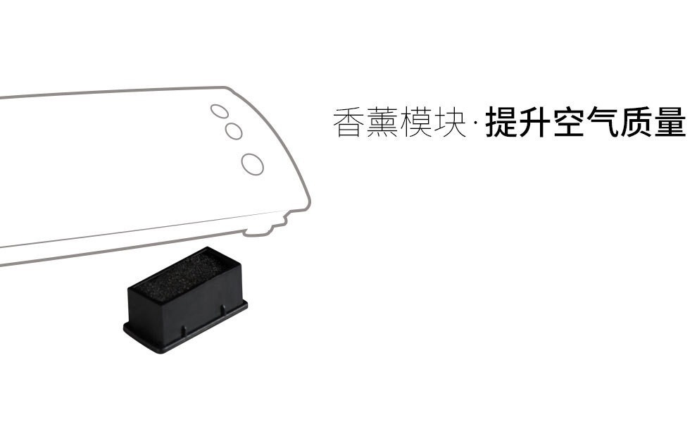 商品[国内直发] Smart Frog|卡蛙（SmartFrog）罗伯特车载空气净化器 小型光触媒灯负离子家用车用氧吧 黑色,价格¥204,第5张图片详细描述