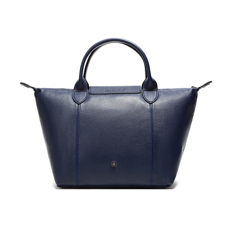 商品[国内直发] Longchamp|珑骧饺子包LONGCHAMP 女士LE PLIAGE CUIR系列黑色皮质手提单肩包小号饺子包L1512 757 001,价格¥2770,第10张图片详细描述