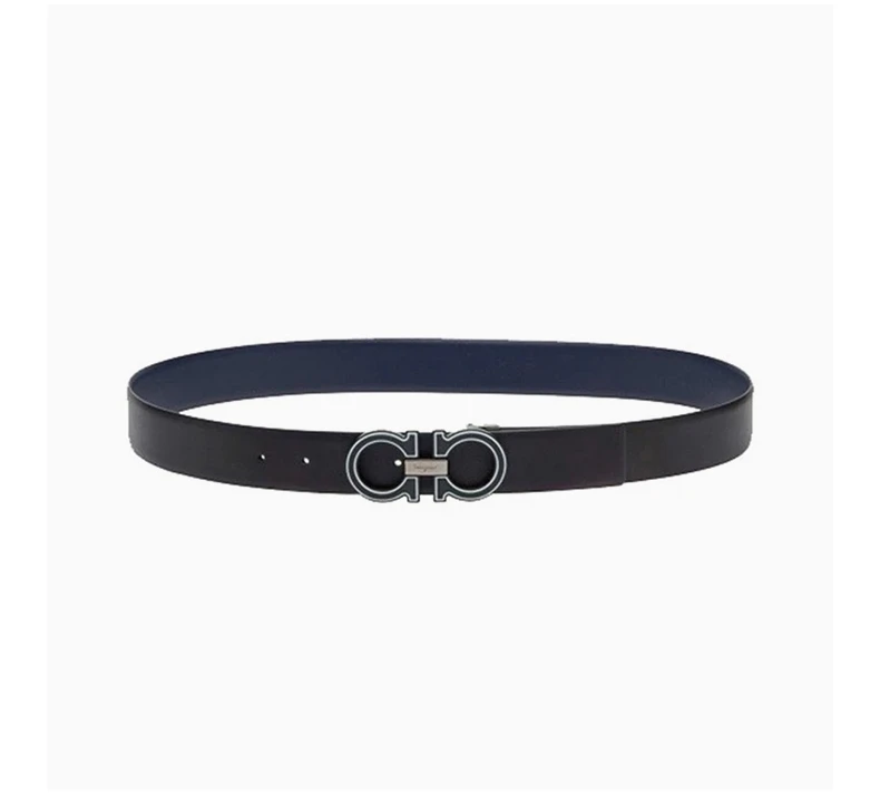 商品Salvatore Ferragamo|SALVATORE FERRAGAMO 黑色男士腰带 67-0028-742640,价格¥3428,第5张图片详细描述
