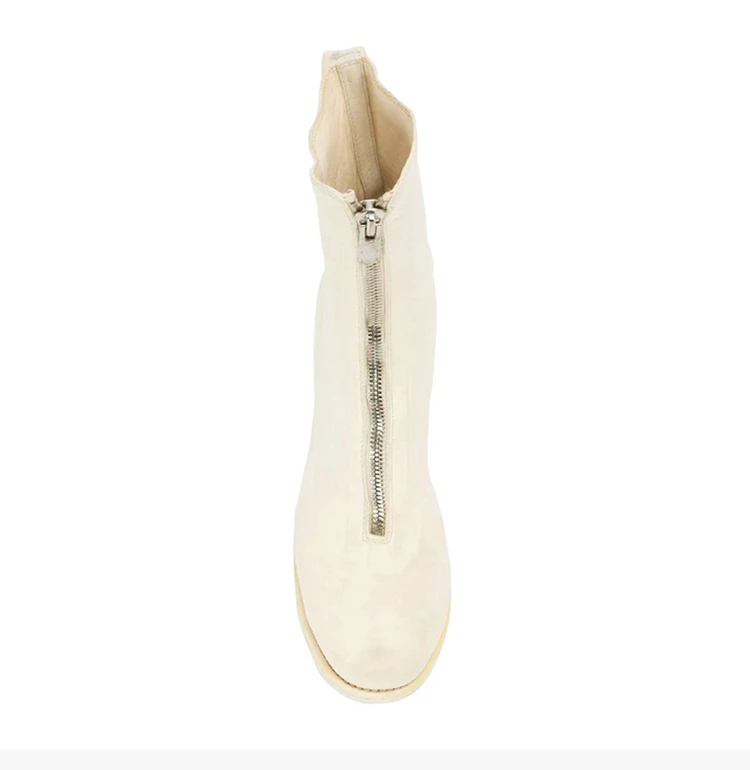 商品[国内直发] guidi|GUIDI 白色女士踝靴 PL2-SHFGCV-CO00T-WHITE,价格¥9817,第7张图片详细描述