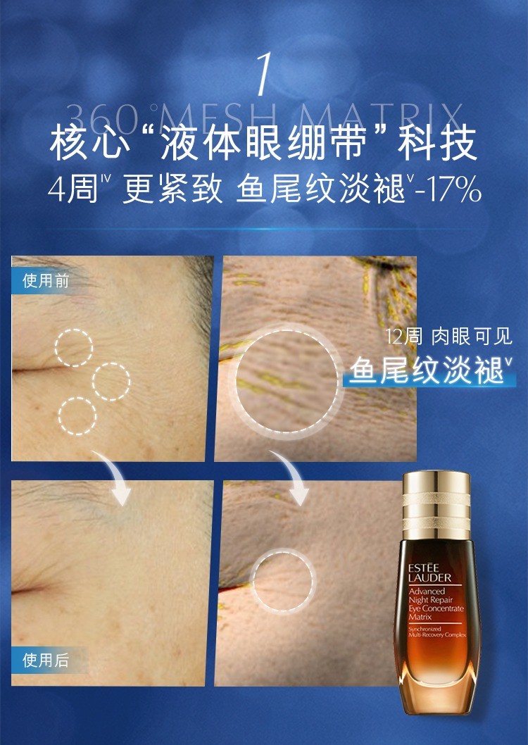 商品Estée Lauder|雅诗兰黛小棕瓶眼部精华套装 15mlx2,价格¥760,第9张图片详细描述