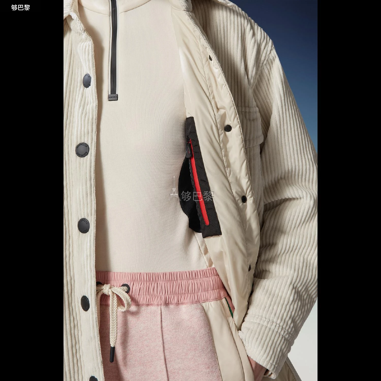 商品Moncler|【预售】 MONCLER盟可睐 24秋冬 女士 大衣 Vanay Long Down Shacket I20981G0000254AL0037,价格¥10544,第3张图片详细描述