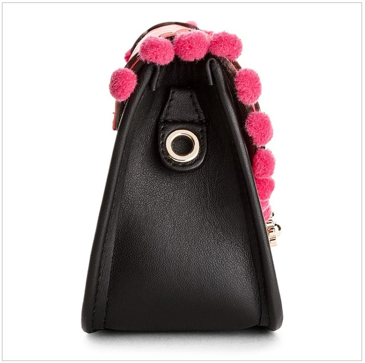 商品[国内直发] Furla|Furla 芙拉 女士多彩粉色皮革单肩包斜挎包 942055,价格¥700,第6张图片详细描述