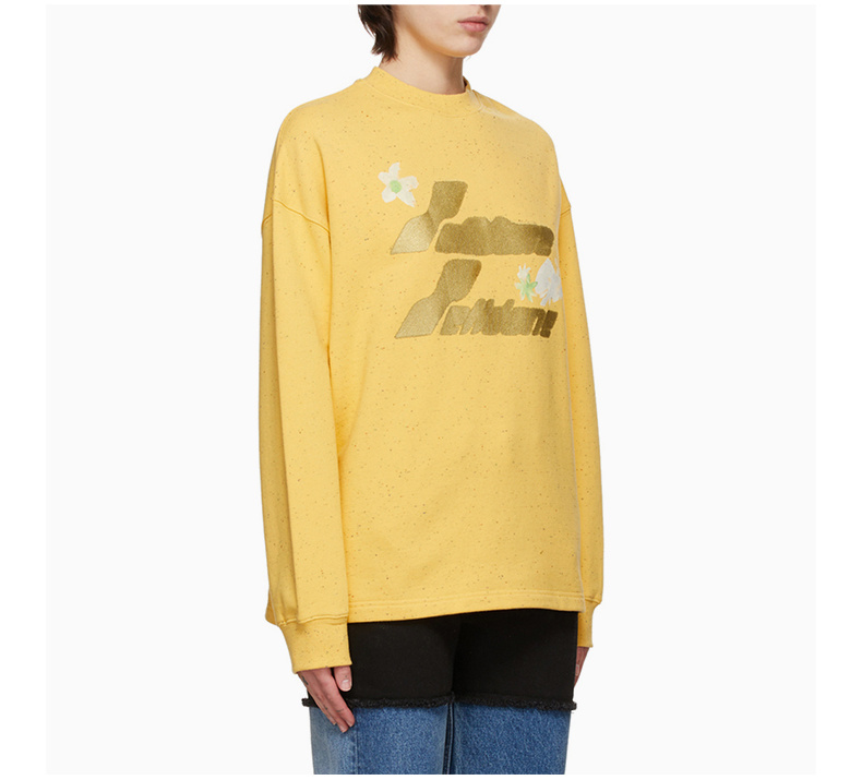 商品We11done|We11done 女士黄色logo套头卫衣 WD-TT0-21-727-U-YE,价格¥1267,第9张图片详细描述