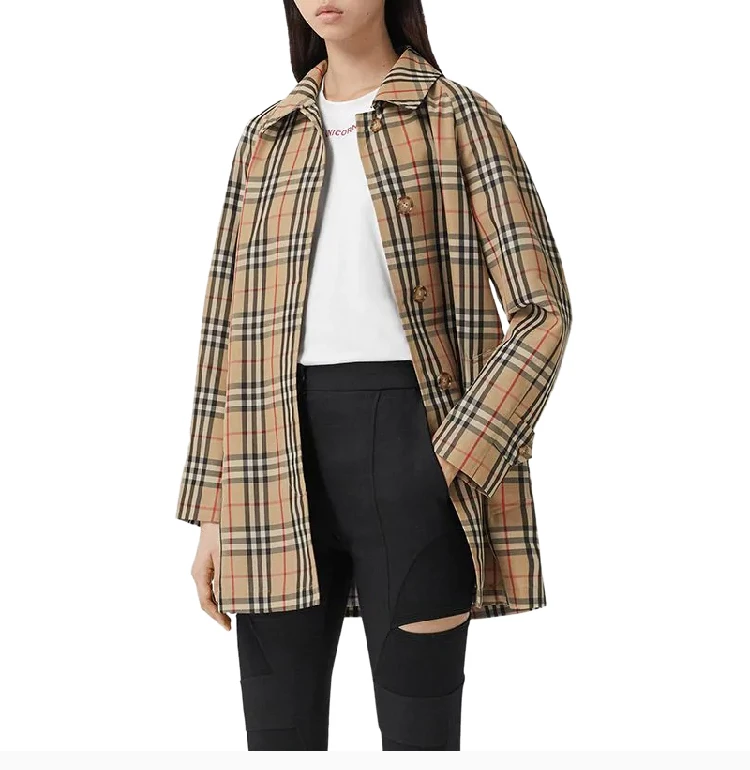 商品[国内直发] Burberry|BURBERRY 米色女士大衣 8029067,价格¥9845,第7张图片详细描述