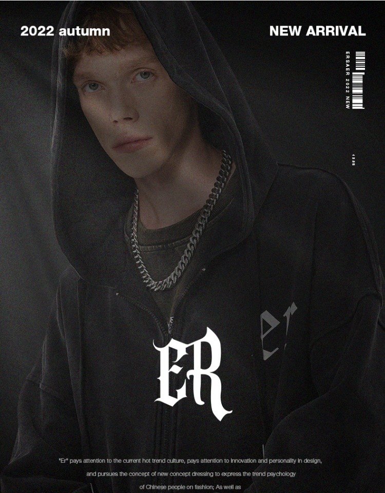 商品[国内直发] ERASER| ER 基础logo刺绣仿羊羔毛棉衣男女同款冬潮牌宽松摇粒绒情侣夹克棉服外套ERyg2255339,价格¥369,第1张图片详细描述