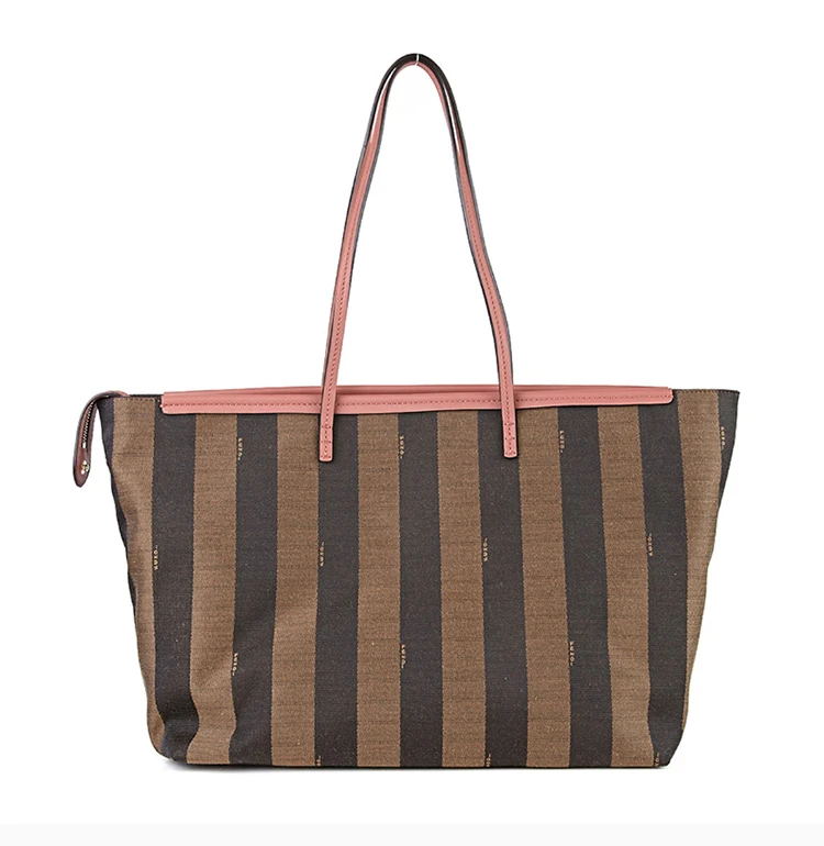 商品[国内直发] Fendi|Fendi 芬迪 棕色PVC女士手提包 8BH185-Q0Z-F0P0F,价格¥6323,第28张图片详细描述