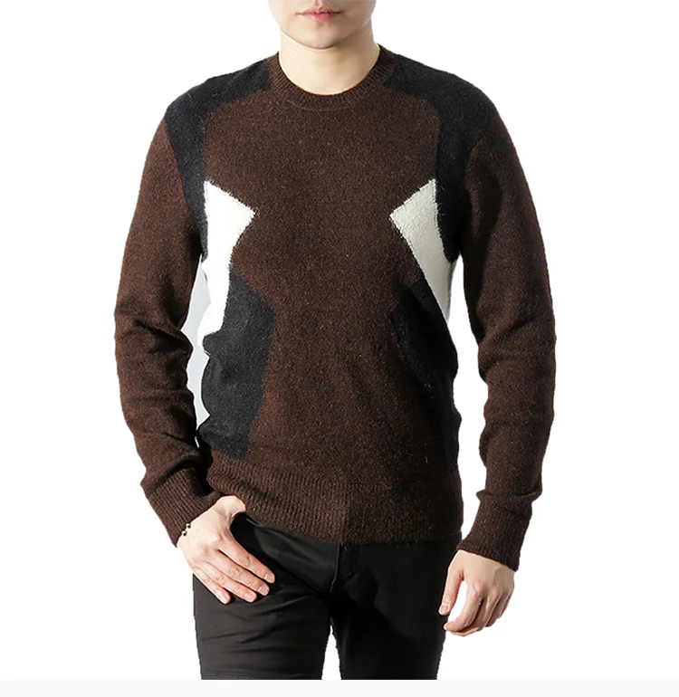 商品[国内直发] Neil Barrett|Neil Barrett 尼奥贝奈特 男士羊毛针织衫 BMA538V-B618C-1595,价格¥747,第5张图片详细描述