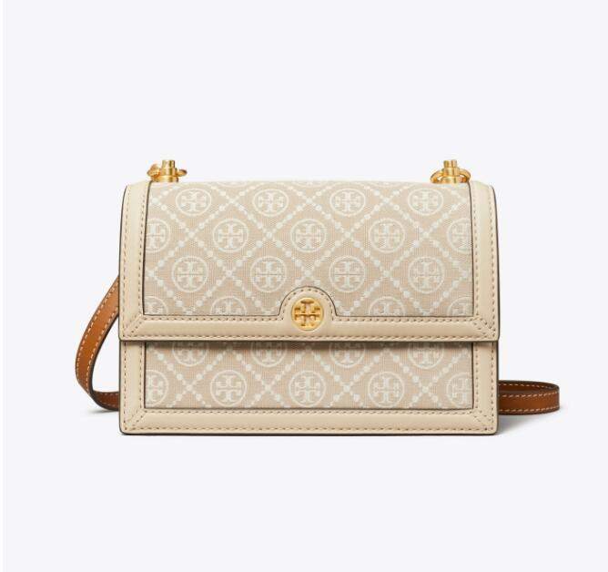 商品Tory Burch|汤丽柏琦单肩斜挎包女款深蓝棕色（香港仓发货）,价格¥2658,第8张图片详细描述