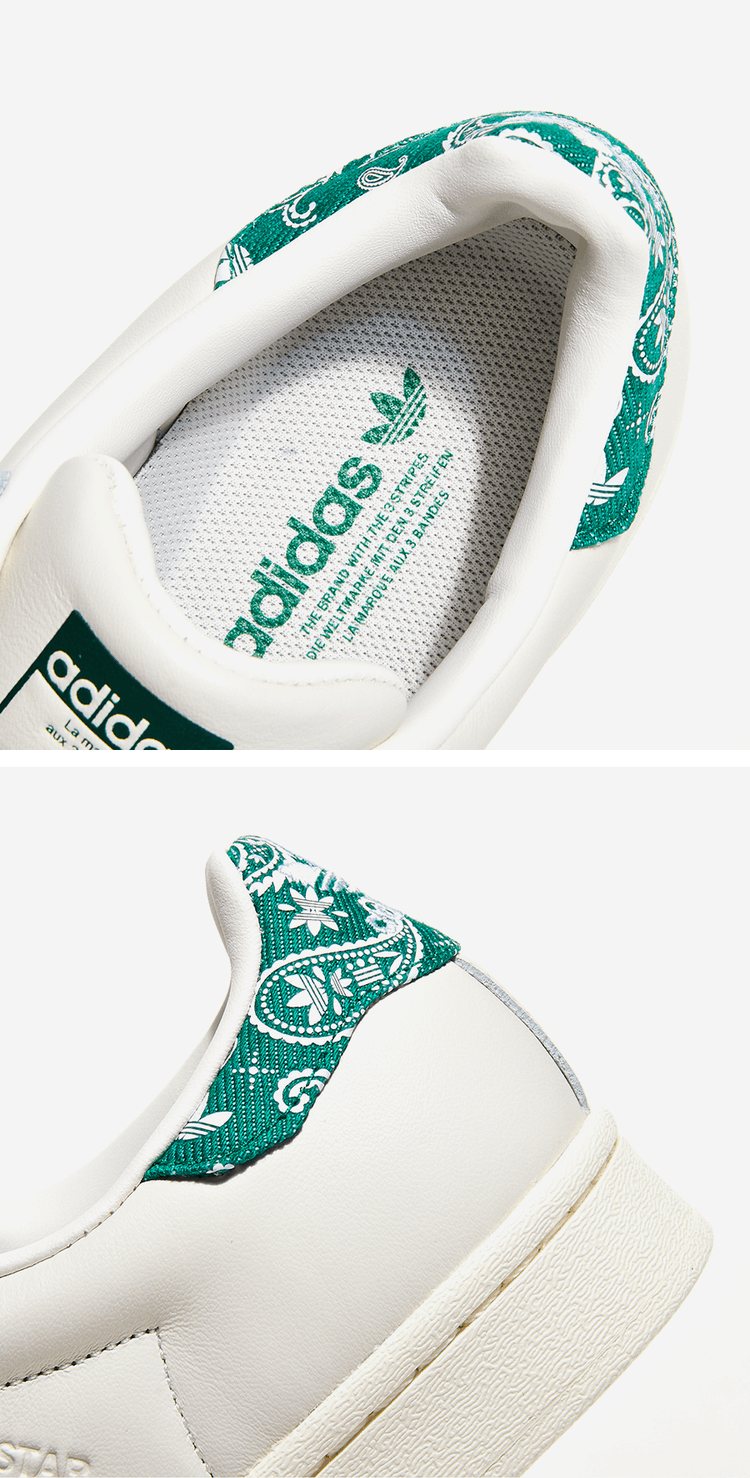 商品Adidas|【Brilliant|包邮包税】阿迪达斯 SUPERSTAR  运动鞋 SNEAKERS  HP5509 CLOWHI/BGREEN/OWHITE,价格¥585,第2张图片详细描述