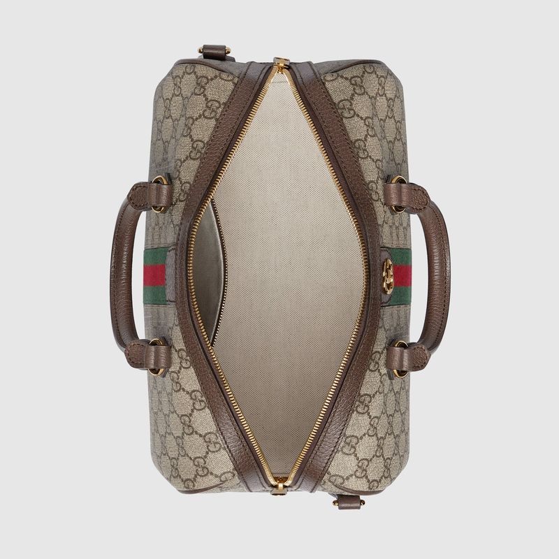 商品Gucci|古驰Ophidia系列女士米色和乌木色帆布中号  手提包 77206596IWG8745,价格¥13985,第17张图片详细描述