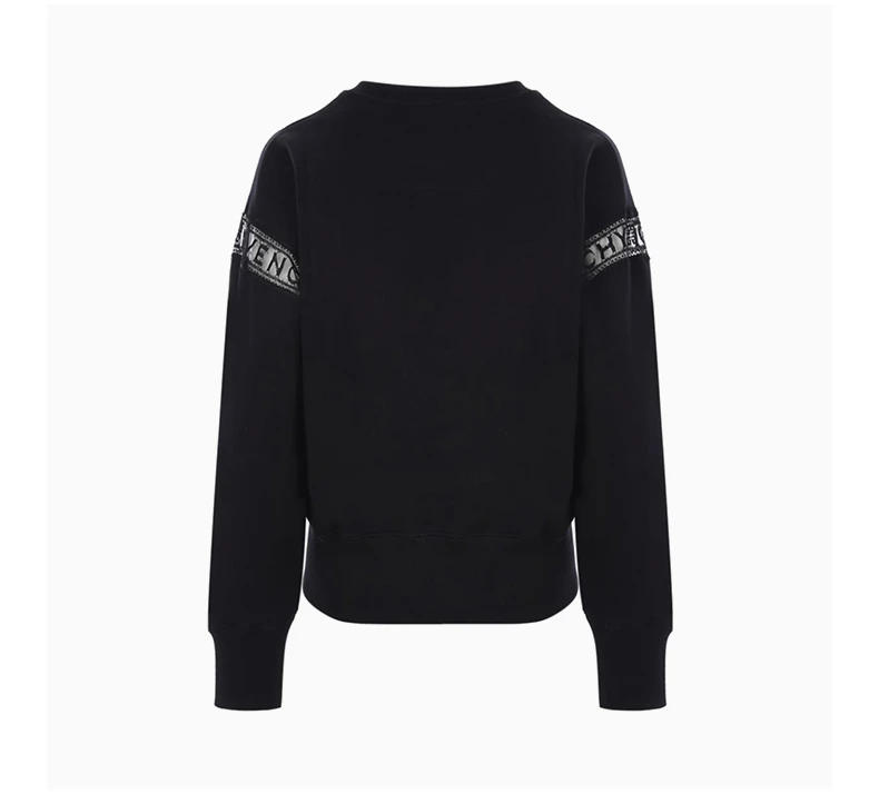 商品Givenchy|GIVENCHY 女士黑色棉质圆领卫衣 BWJ02Q3Z7Z-001,价格¥2577,第5张图片详细描述
