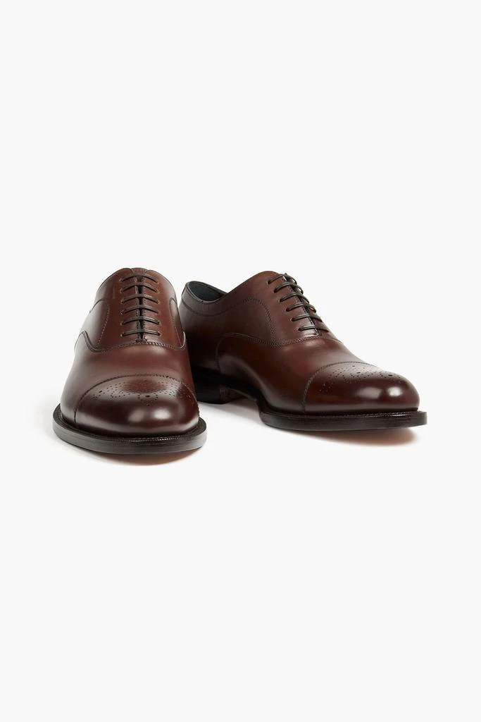 商品Salvatore Ferragamo|Goya perforated leather brogues,价格¥1713,第2张图片详细描述