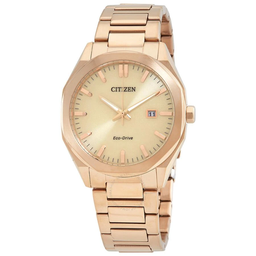 商品Citizen|Eco-Drive Stainless Steel Champagne Dial Men's Watch BM7603-82P,价格¥1248,第1张图片