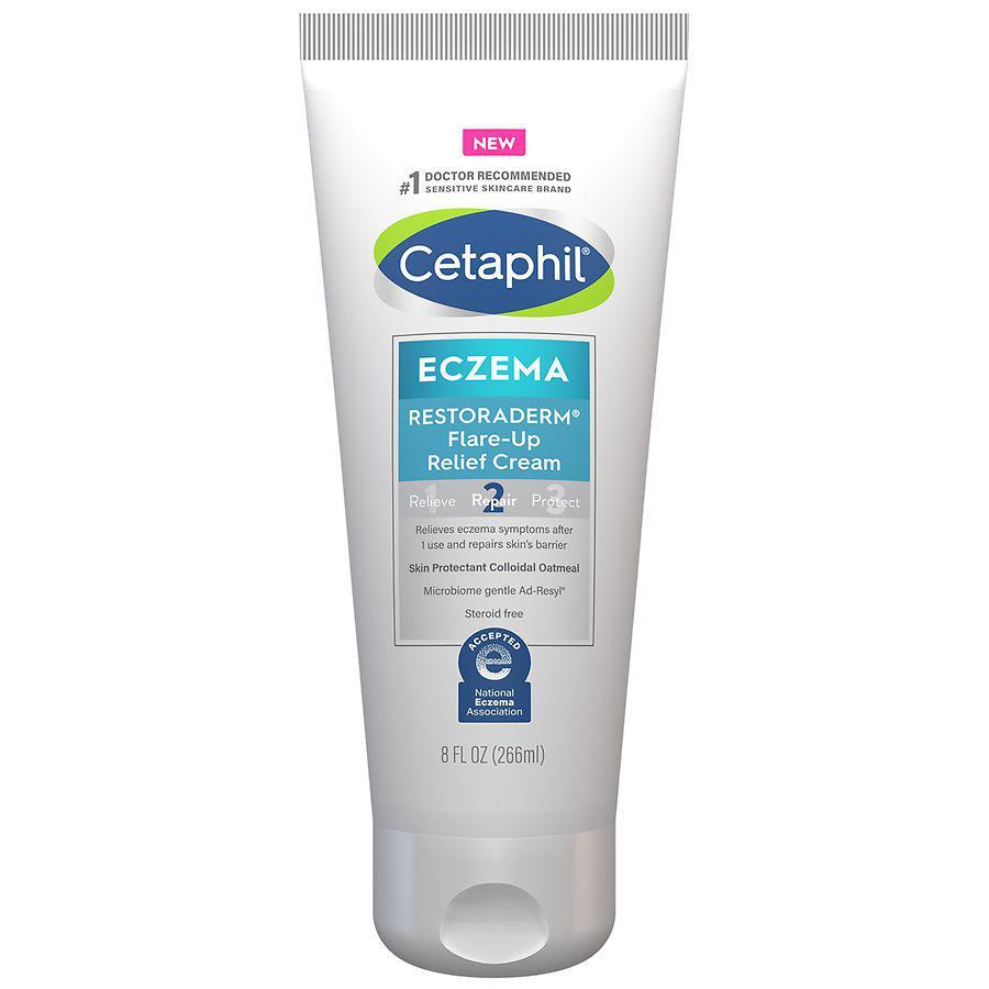 商品Cetaphil|Restoraderm Eczema Flare Up Relief Cream 6 oz Tube,价格¥186,第1张图片