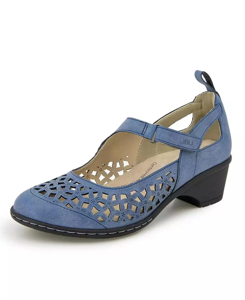 商品JBU|Women's Jolene Memory Foam Insole Cone Heel Shoe,价格¥670,第5张图片详细描述