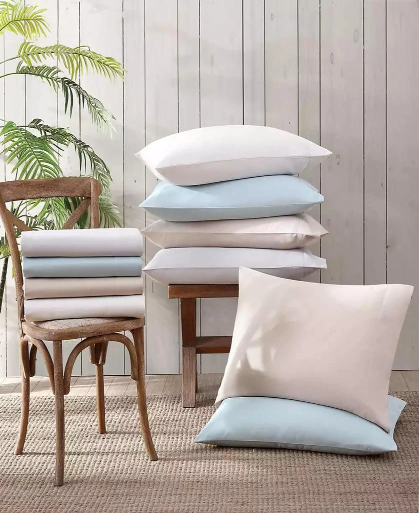 CLOSEOUT! Solid 1000-Thread Count Cotton Blend Sateen 6 Piece Sheet Set, King 商品