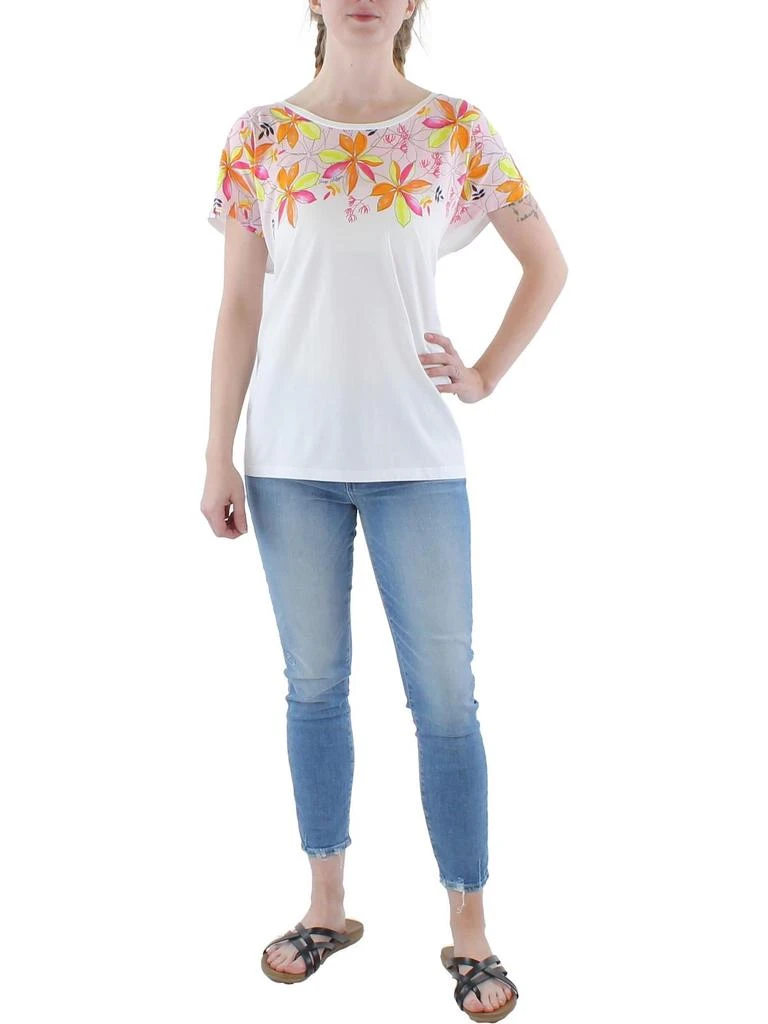 商品Tommy Hilfiger|Womens Floral Relaxed T-Shirt,价格¥222,第1张图片