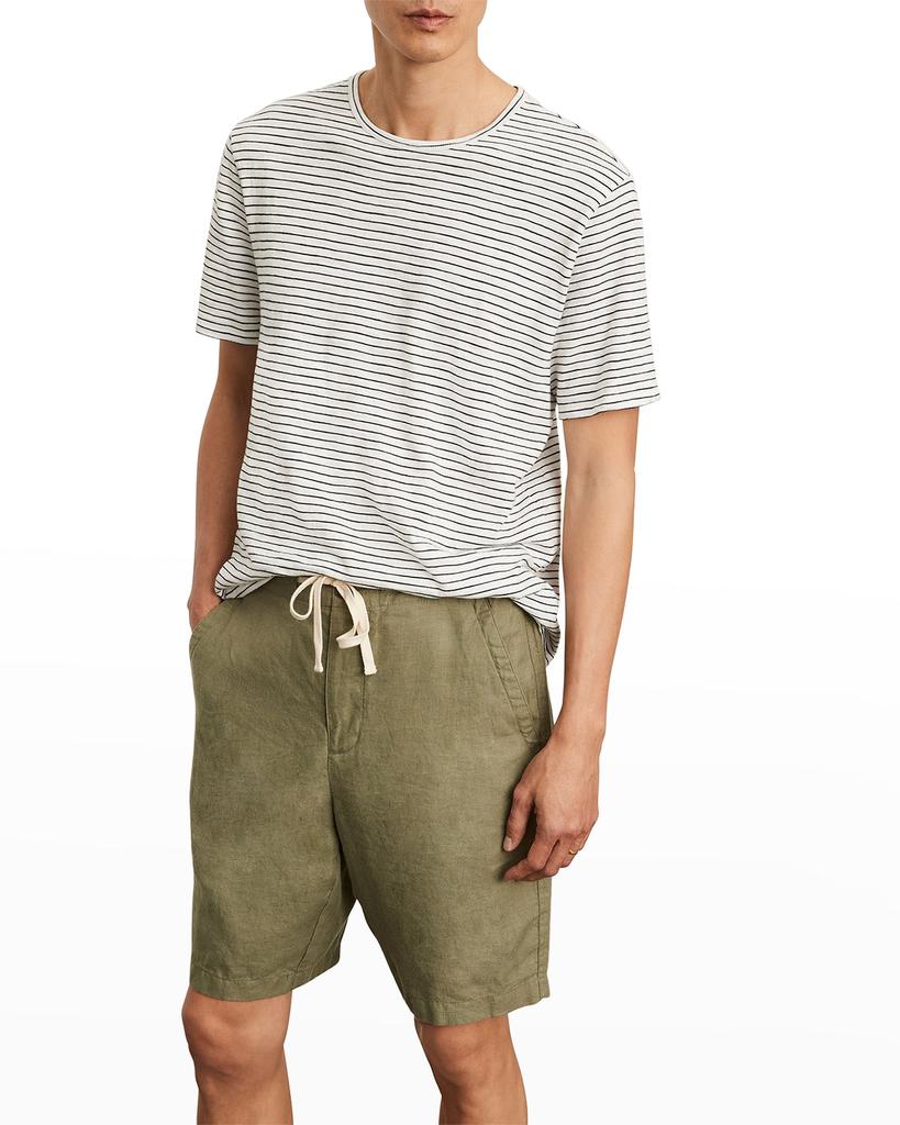 Men's Striped Slub T-Shirt商品第1张图片规格展示