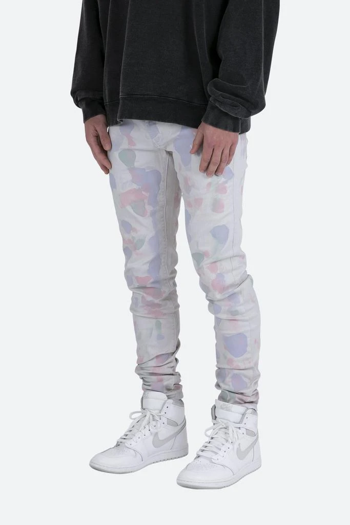 商品MNML|M363 Painted Slim Denim - Off White,价格¥196,第2张图片详细描述