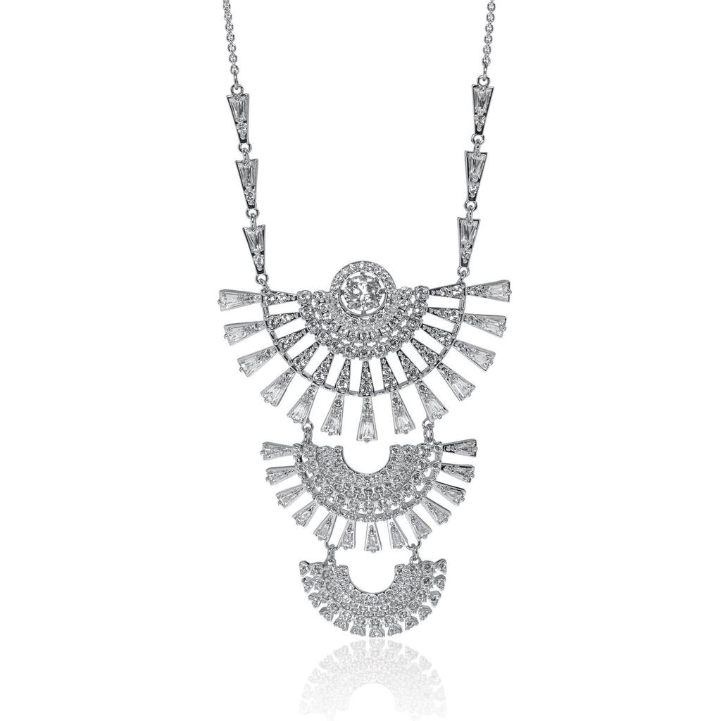 Swarovski Sparkling Dance Rhodium-Plated And Crystal Pendant Necklace 5564432商品第1张图片规格展示