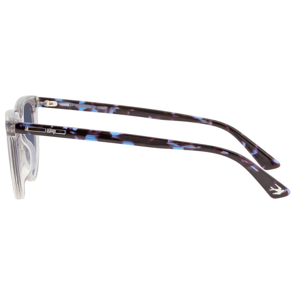 商品Alexander McQueen|Alexander McQueen Blue Cat Eye Ladies Sunglasses MQ0251S 004 53,价格¥427,第5张图片详细描述