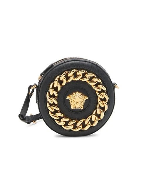 商品Versace|La Medusa Chain Leather Disco Bag,价格¥12578,第1张图片