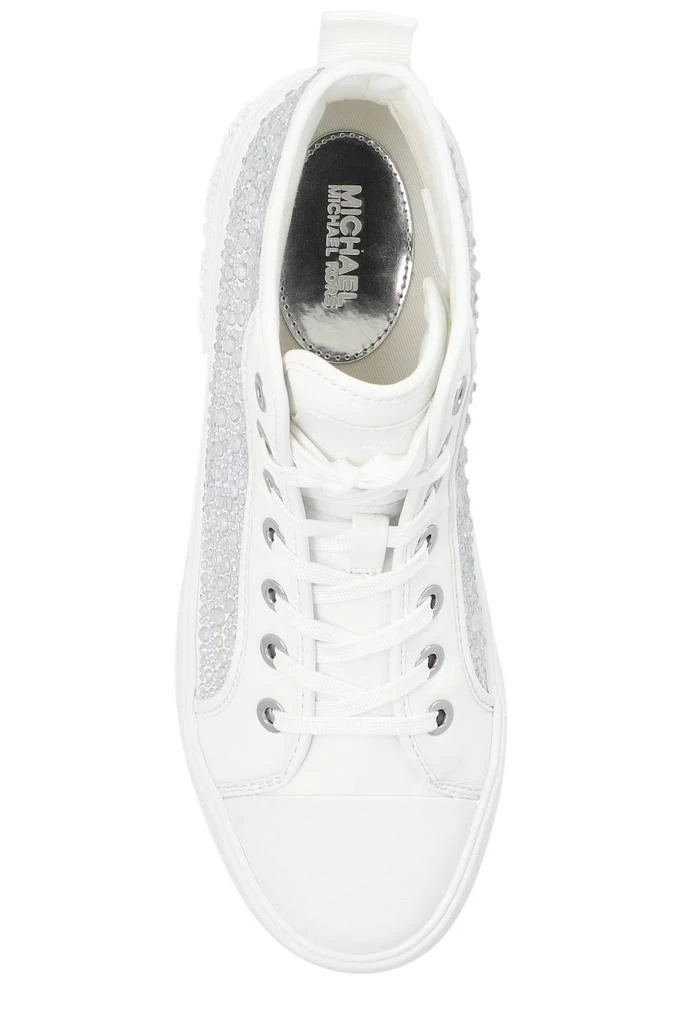 商品Michael Kors|Michael Michael Kors Evy Embellished Scuba High-Top Sneakers,价格¥1094,第4张图片详细描述