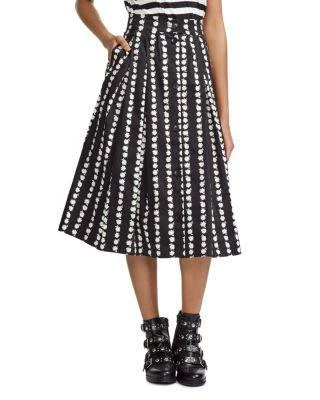 商品Maje|Japhanie Pleated Daisy Print Skirt,价格¥1094,第1张图片