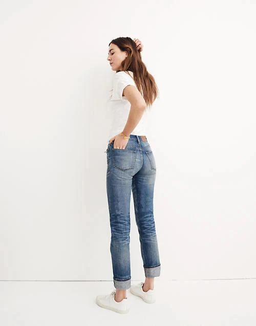 商品Madewell|Straight-Leg Jeans in Cloverdale: Selvedge Edition,价格¥792,第4张图片详细描述