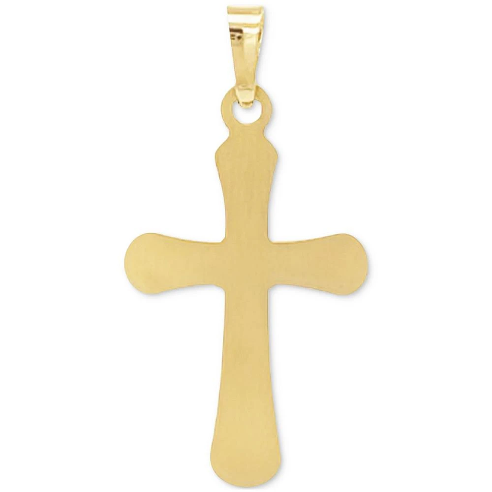 商品Macy's|Crucifix Cross Pendant in 14k Yellow and White Gold,价格¥1031,第4张图片详细描述