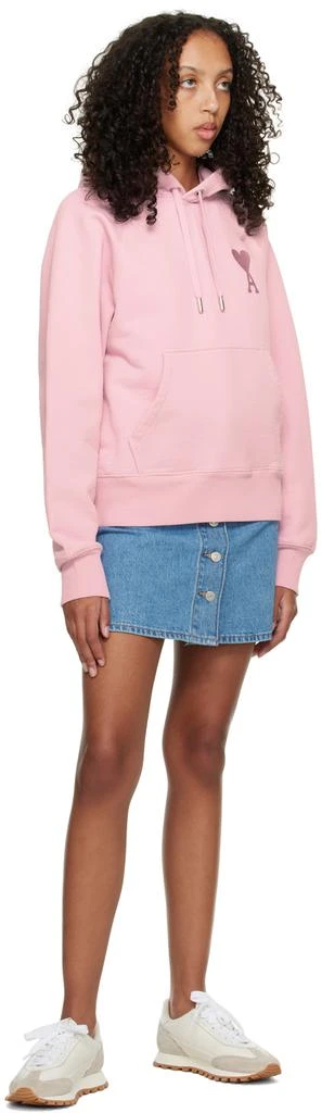 商品AMI|Pink Ami de Cœur Hoodie,价格¥3654,第4张图片详细描述