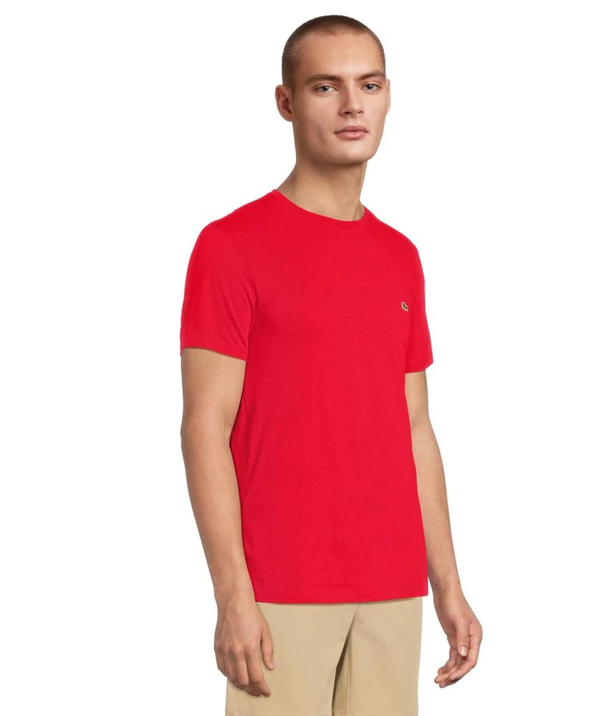 商品Lacoste|Short-Sleeve Pima Jersey Crewneck T-Shirt,价格¥488,第2张图片详细描述
