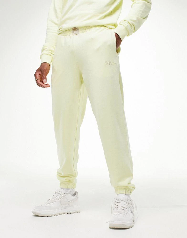 商品Fila|Fila logo joggers in yellow - exclusive to ASOS,价格¥234,第4张图片详细描述