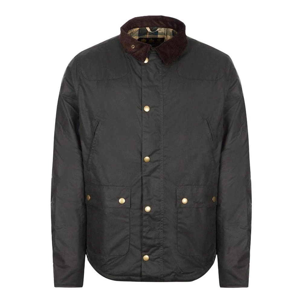 商品Barbour|男士 Reelin系列 蜡质夹克 鼠尾草色,价格¥1322,第1张图片