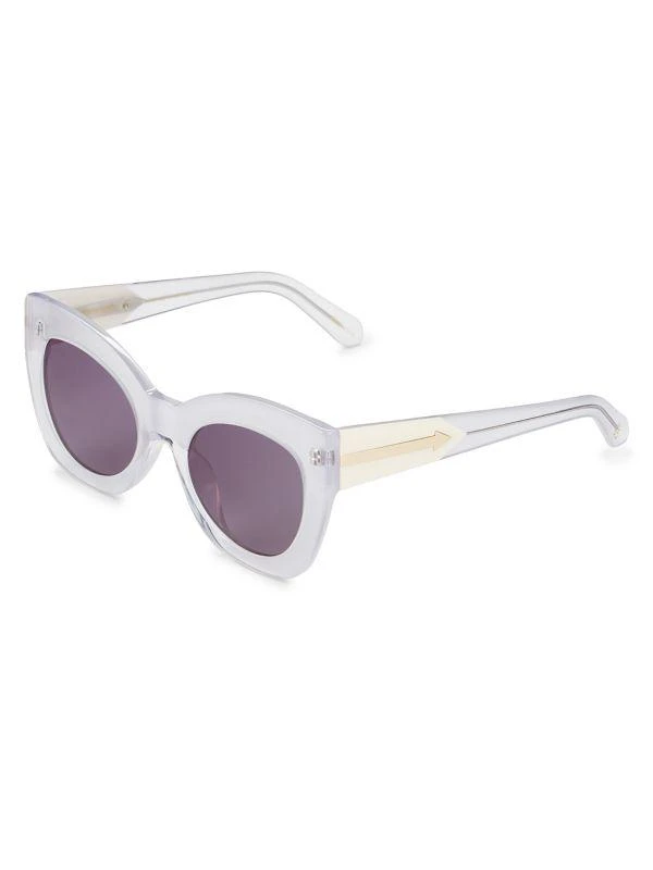 商品KAREN WALKER|Northern Lights 51MM Cat Eye Sunglasses,价格¥630,第2张图片详细描述