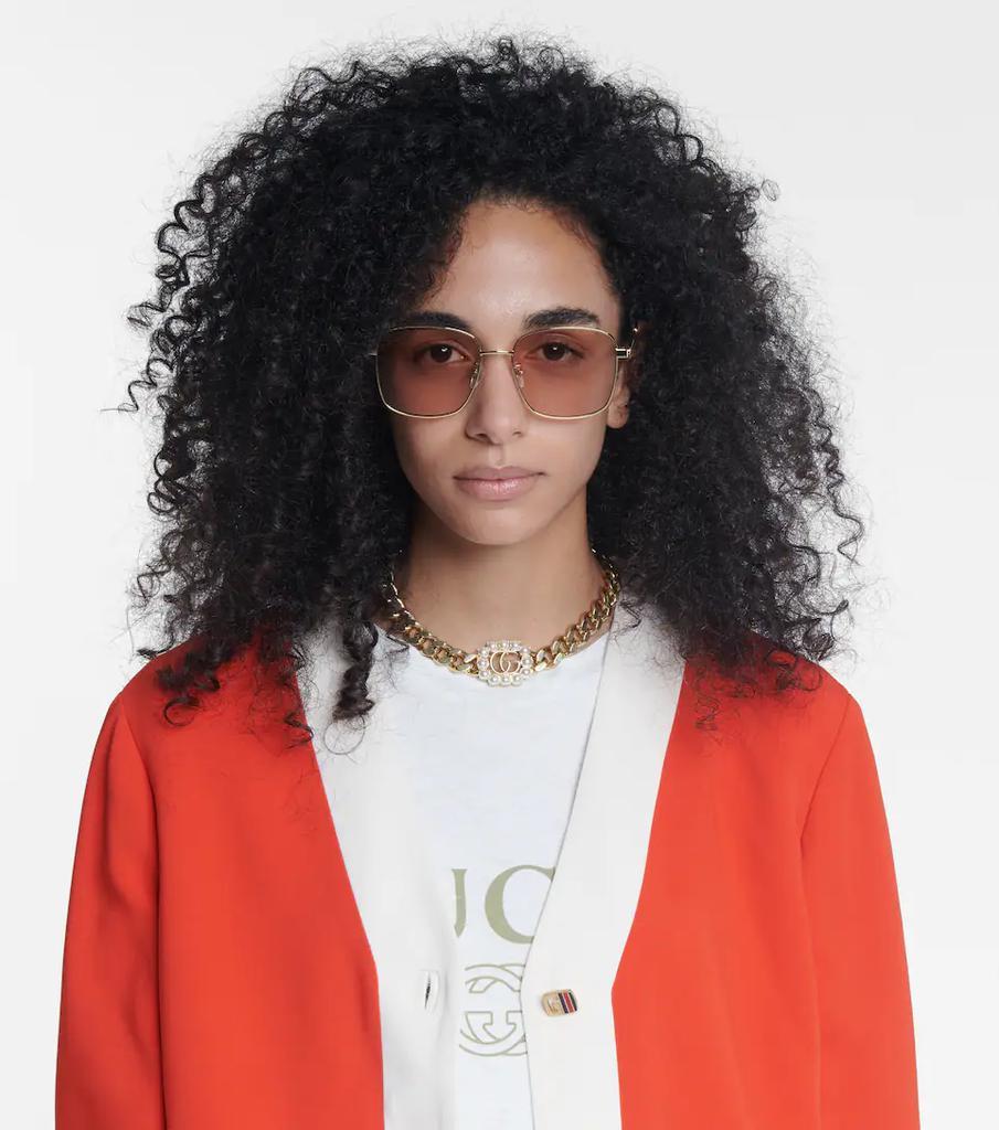 商品Gucci|Wire sunglasses,价格¥2551,第5张图片详细描述