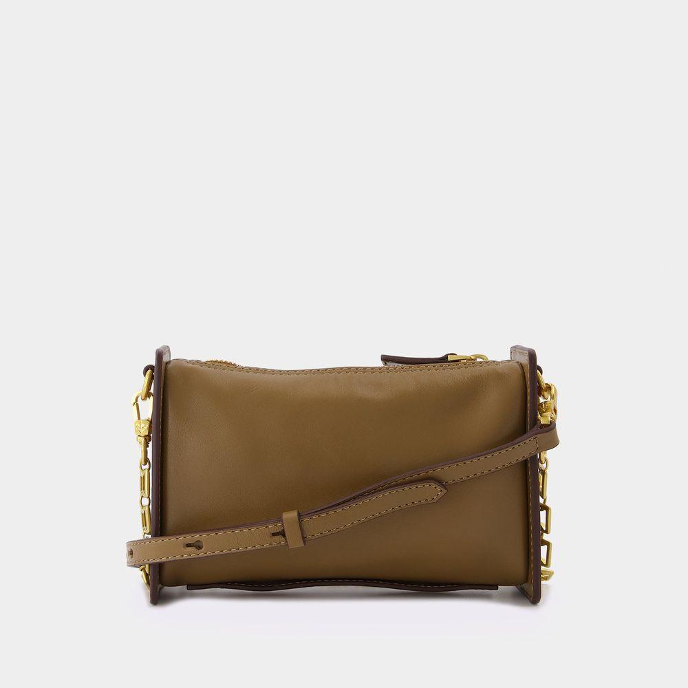 商品Manu Atelier|Mini Carmen Bag in Brown Leather,价格¥3380,第5张图片详细描述